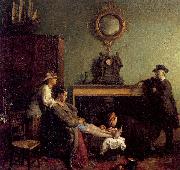 Orpen, Willam A Mere Fracture painting